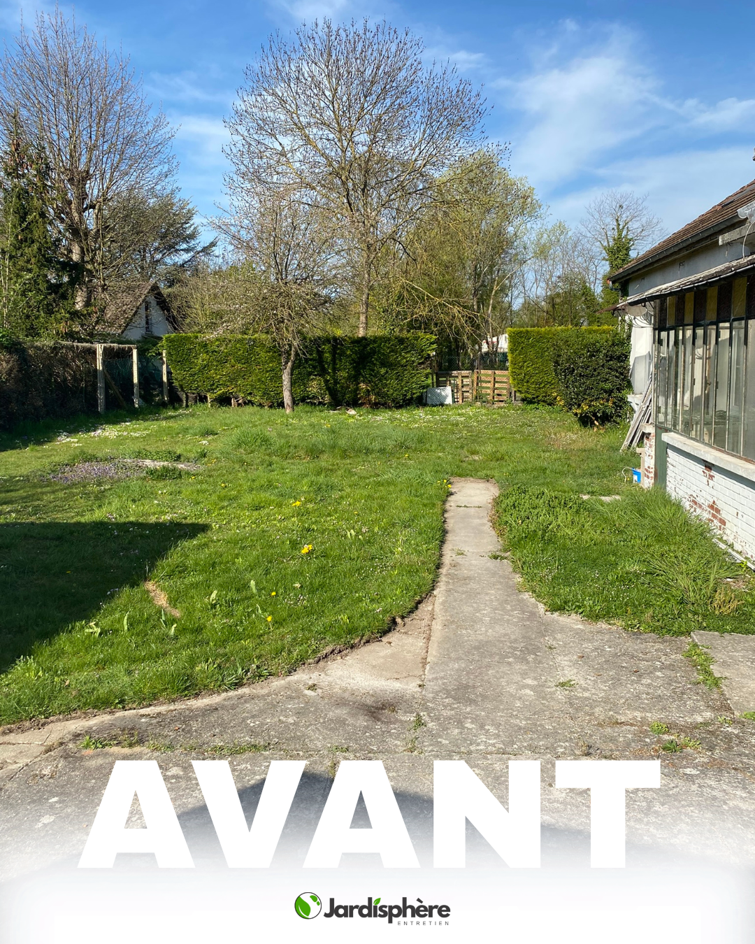 Pelouse haute avant tonte à Troyes